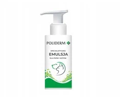 JM SANTE Poliderm - emulsija uždegimams linkusiai odai šunims ir katėms – 140 ml