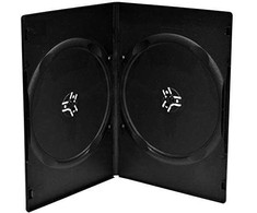 MediaRange MediaRange DVD-Leerhülle schmal für 7 Dics 9mm juodas 100St