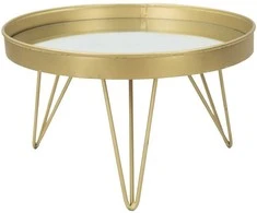 Ferretti Dekoratyvinis veidrodžio padėklas ant kojų, Ø 31 cm