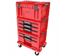 Q-Brick įrankių spintelė System PRO Red Ultra HD SET 4 Z258360PG003
