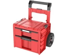 Q-Brick Įrankių dėžė su ratukais PRO 2.0 PLUS, 2 stalčiai, QBRICK