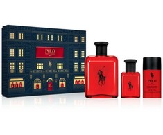 Ralph Lauren POLO Raudonas EDT 125 VAPO+EDT 40+DEOSTICK 75