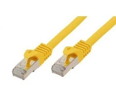 GoodConnections „Good Connections“ jungiamasis kabelis su 7 kat. daugiakanaliu S/FTP kabeliu, 20 m, geltonas