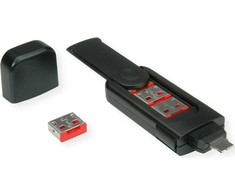 Roline ROLINE USB A tipo prievado užraktas, 4 užraktai ir 1 raktas