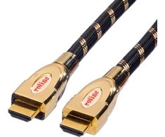 Kabelis Roline HDMI - HDMI 2m auksinė (JAB-3027869)