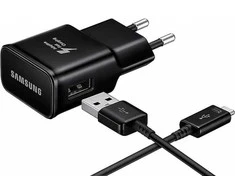 Samsung EP-TA200EBE USB Adapteris + USB-C kabelis Juodas BULK