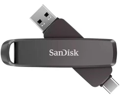 „SanDisk Extreme PRO Dual Drive 2TB“, metalinis dvigubas diskas, 1000/900 MB/s, USB C + A tipo