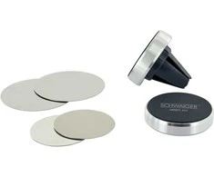 Podstawka Schwaiger Schwaiger SET Magnethalterungen, 6-teilig, Aliuminio sidabrinis