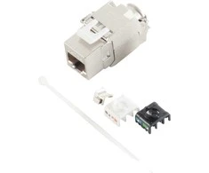 „helos Cat.6a Keystone“ modulis, 22–26 AWG, 15,45 mm pločio, be įrankių