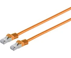 Maximum S-conn Patchkabel Cat.6a S/FTP mit Cat.7 Rohkabel oranžinis 1,0m