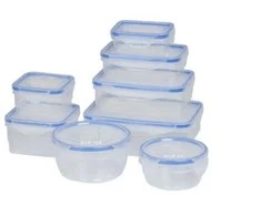 Vilde Lankstūs plastikiniai indai maistui 8 vnt.