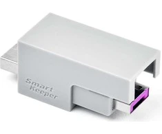 Šakotuvas SmartKeeper „Smart Keeper“ išmanioji laikrodžio rankena su USB laidu, rožinė