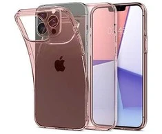 Dėklas SPIGEN IPHONE 13 PRO MAX LIQUID CRYSTAL FLEX ROSE CRYSTAL
