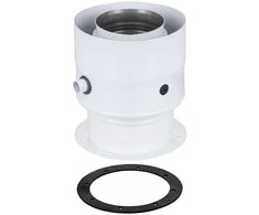 SpiroFlex 60/100-80/125 T adapteris baltas