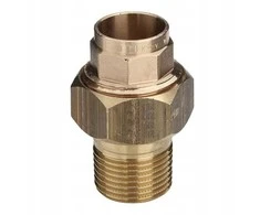 Viega Tiesi varžtinė jungtis LW 15 x 1/2 ruda