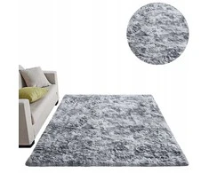 Strado Ombre Shaggy kilimas 130x190 OmbreSilver (šviesiai pilkas) universalus