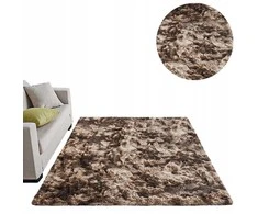 Strado Ombre Shaggy kilimėlis 160x200 OmbreCoffee (rudas) universalus