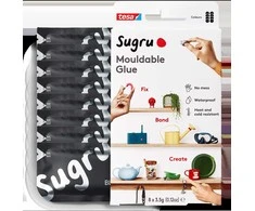 tesa Sugru universalūs formuojami klijai, 8 vnt., juodi