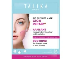 Talika BIO ENZYMES MASK CICA REPAIR+ RAMINAMOJI drėkinimą skatinanti SOS atkuriamoji kaukė 20 g