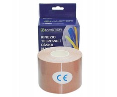 Master Taśma Kinezjologiczna 5 cm x 5 m Brązowa (MAS-C801-tan)