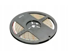 GTV Blykstės juosta 2835, 300 LED šaltai balta, 33 W, be gelio, 8 mm, ritinys 5 m, 12 V