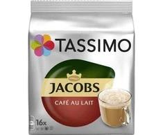 Staples Kavos kapsulės Tassimo Café Au Lait (suderinamas su Bosch Tassimo kapsulių aparatais), 16 vnt.