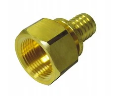 Tece Mufa vidinis sriegis 25x1 "žalvaris - 705009