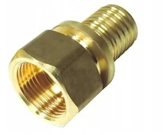 Tece Pereinamasis mufa 32mm x 1 "žalvaris (705008)