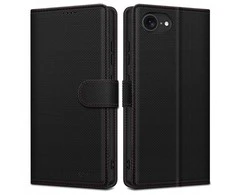 Dėklas Tech-Protect Wallet Case for iPhone 16e / 17e - Juodas
