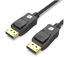 TECHLY DisplayPort 2.1 Audio/Video Cable M/M 4K 1m Juodas