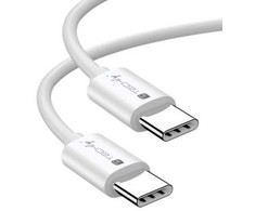„Techly“ USB-C – USB-C laidas 1 m, baltas (ICOC-MU4-40G240W1)