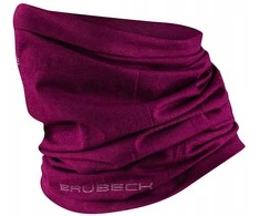 Brubeck KM10360 Unisex vilnonė skara, slyva, L/XL