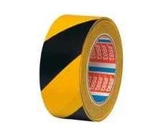 Tesa 4169 juoda, geltona gerai matoma juosta 50 mm x 33 m