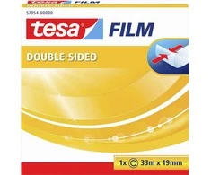 Tesa Tesa Double Sid. Tape 33m x 19mm transparent 57954