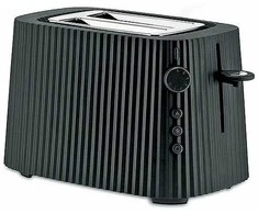 Skrudintuvas Toaster Alessi Plisse Juodas