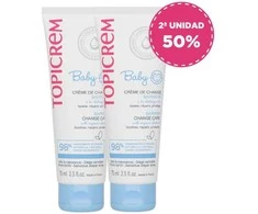 „Topicrem BABY“ sauskelnių keitimo kremas apsauginiam poveikiui, 2 vnt. pakuotėje po 75 ml
