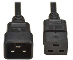 Eaton Corporation Eaton Power Quality POWER CABLE C20 TO C19 H05VV-F/16A 2M