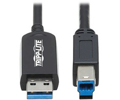 USB kabelis Eaton USB-A - USB-B 20 m juodas (U328F-20M)