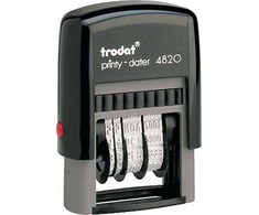 Trodat Stempel Trodat antspaudas trodat datos antspaudas Printy juodas+pagalvėlė juoda 4820