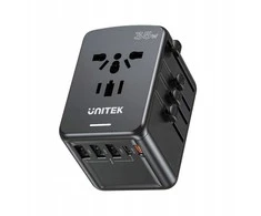 Unitek Įkroviklis podróży EU/US/UK/AUS PD 35 W