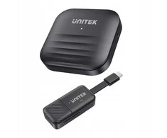 UNITEK V1184A01 AV extender AV transmitter &amp; receiver Juodas