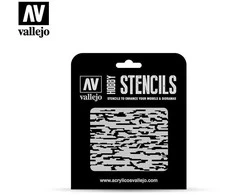 Wittmax Vallejo: ST-CAM004 – Trafaretai – Pixelated Modern Camo