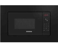 Siemens iQ300, Įmontuojama, Kombinuota mikrobangų krosnelė, 20 l, 800 W, Rotacinis, Jutiklinis, Juoda