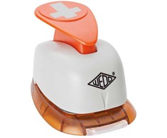 Egmont WEDO Motif Punch Large Cross Pilka/Oranžinė