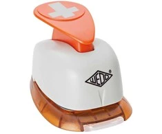Egmont WEDO Motif Punch Large Cross Pilka/Oranžinė