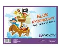 Wektor Brėžimo blokas A4 / 20K balta (10vnt)