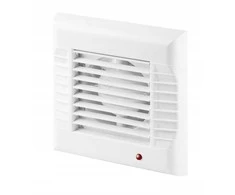 AWENTA A-Matic Awenta WM100T vonios ventiliatorius fi100mm 95m3/h 16W 230V su laikmačiu ir automatine užraktu, balta