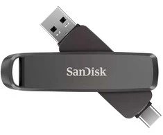 „SanDisk Extreme PRO Dual Drive 512GB“, metalinis dvigubas diskas, 1000/900 MB/s, USB C + A tipo
