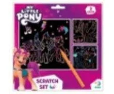 Dodo ZDRAPKA ARTYSTYCZNA MY LITTLE PONY Rinkinys DO MALOWANIA METODĄ SCRATCH