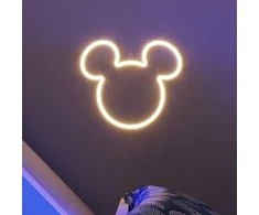 Lubinis šviestuvas Yellowpop Neoninės geltonosios pop Disney mini Mikio ausytės